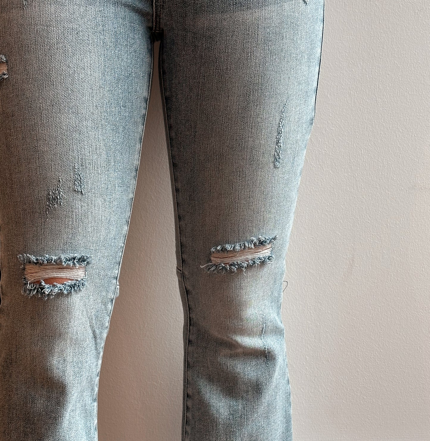 The Daniella Distressed Flare Jeans