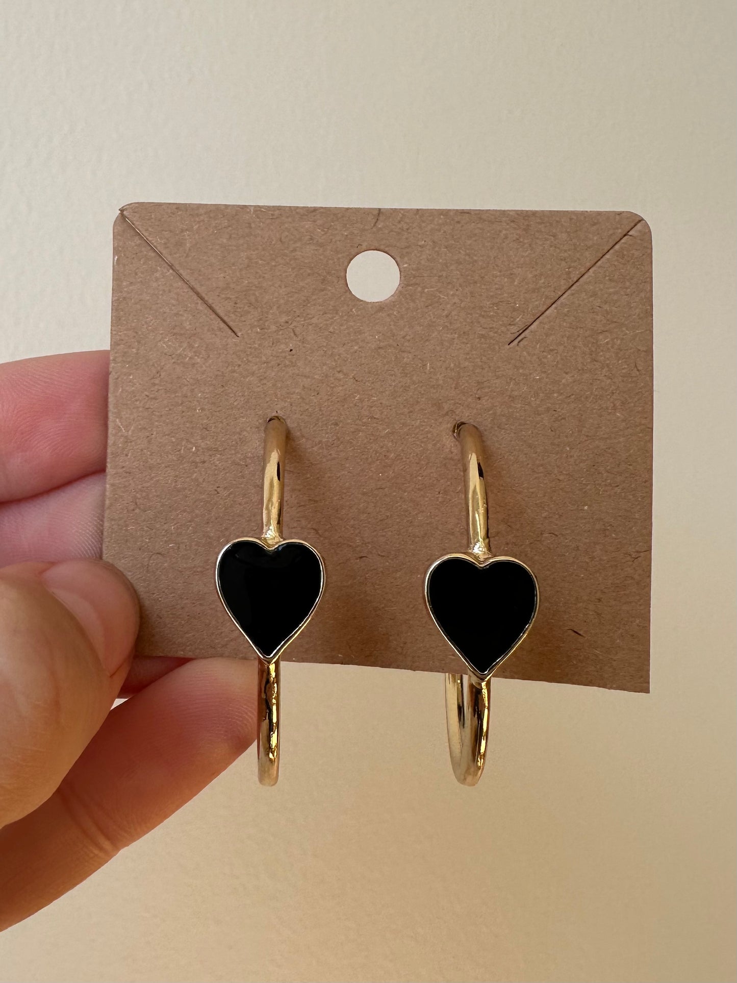 The Heart Hoop Earrings