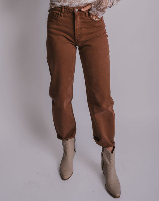 The Kate Brown Barrel Jeans