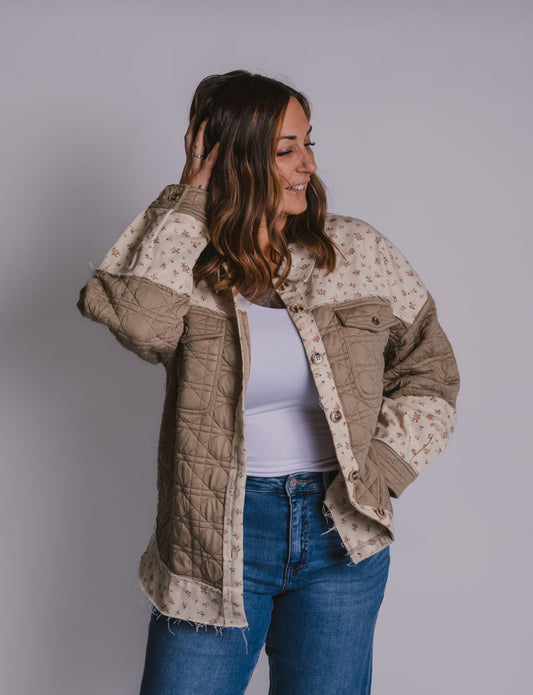 The Floral Quilted Jacket