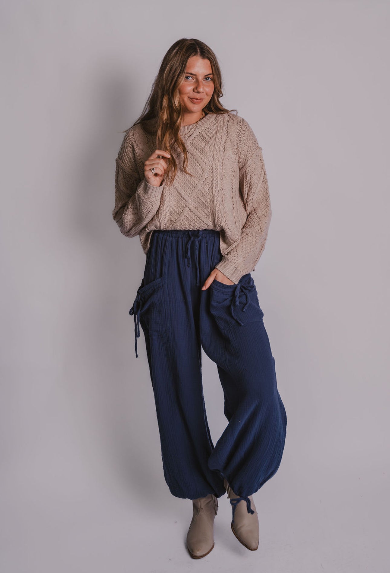 The Neutral Cable Knit Sweater
