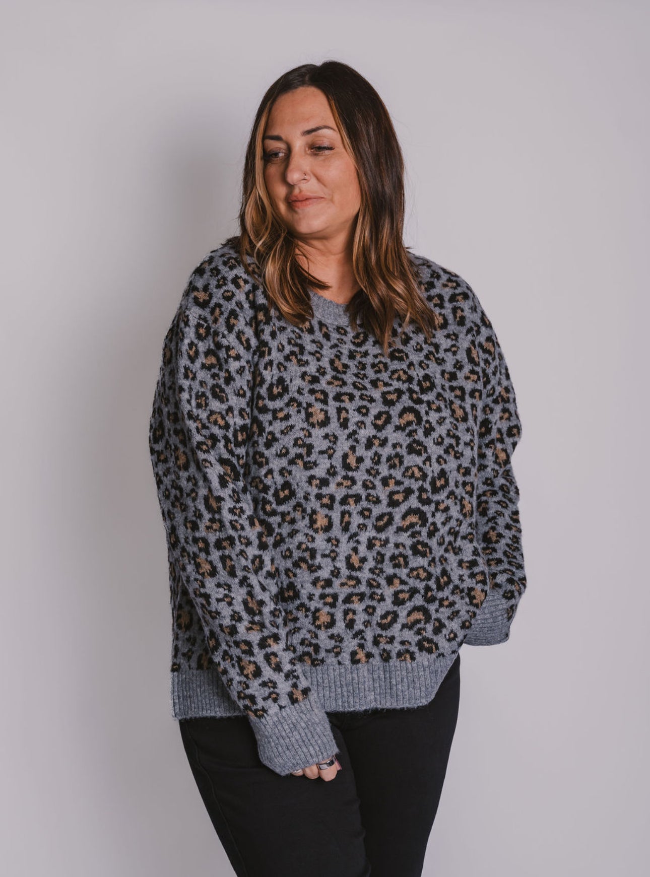 The Leopard Knit Sweater