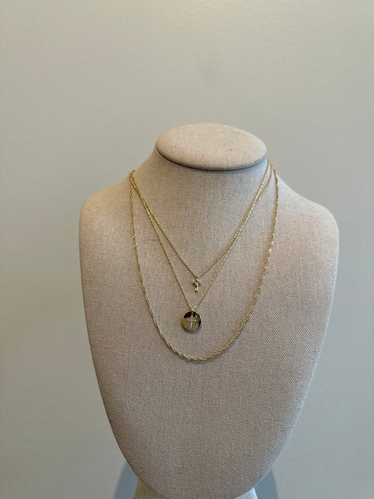 The Triple Layered Gold Necklace