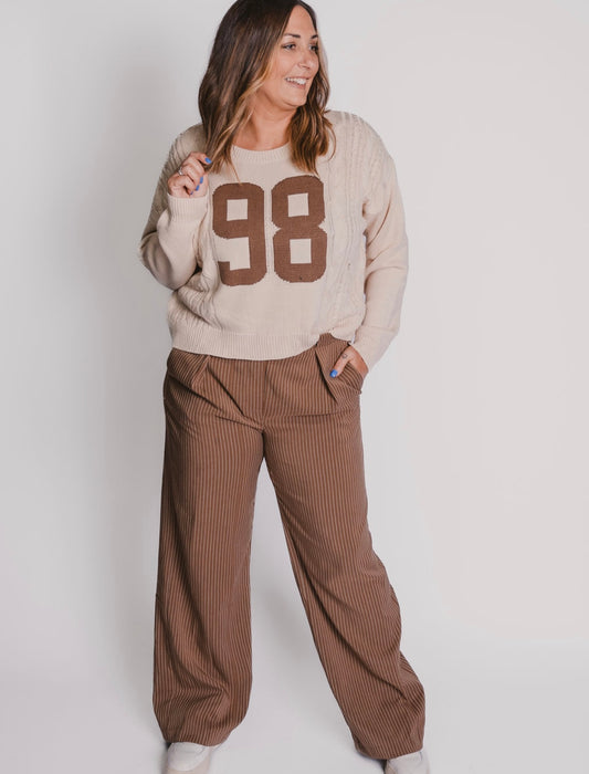 The '98' Cable Knit Sweater
