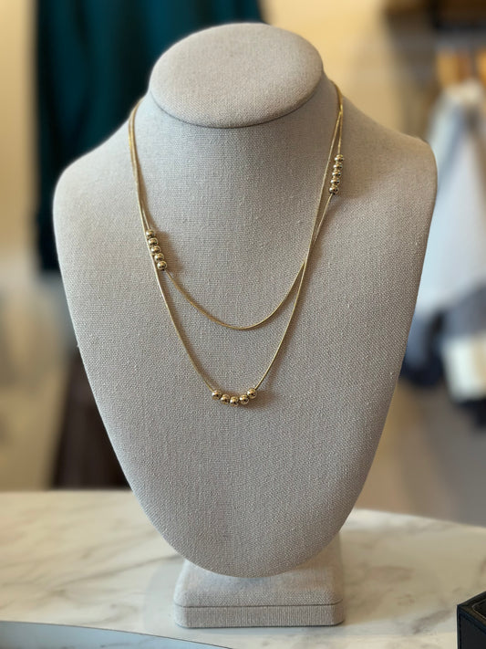 The Double Layered Beaded Chain