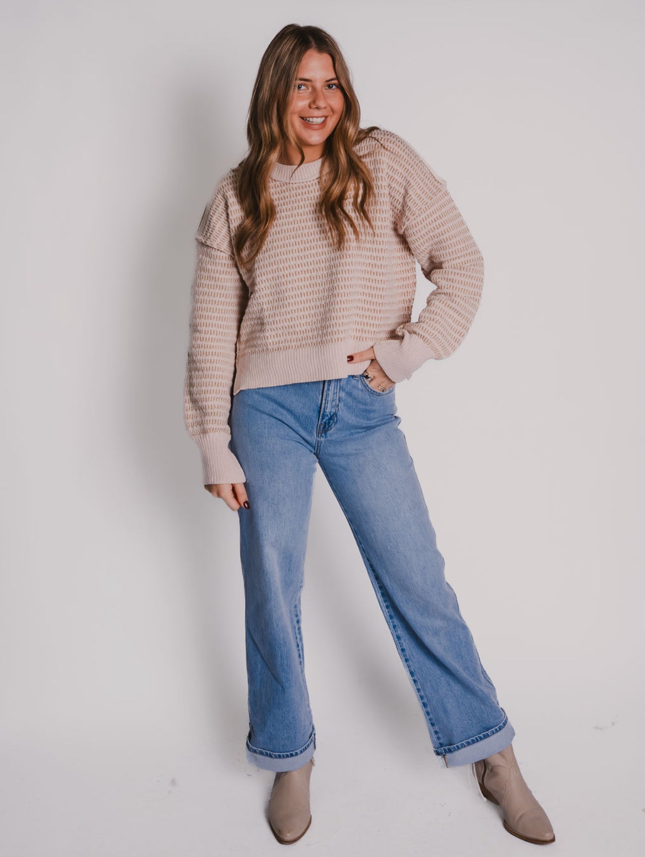 The Neutral Textured Sweater