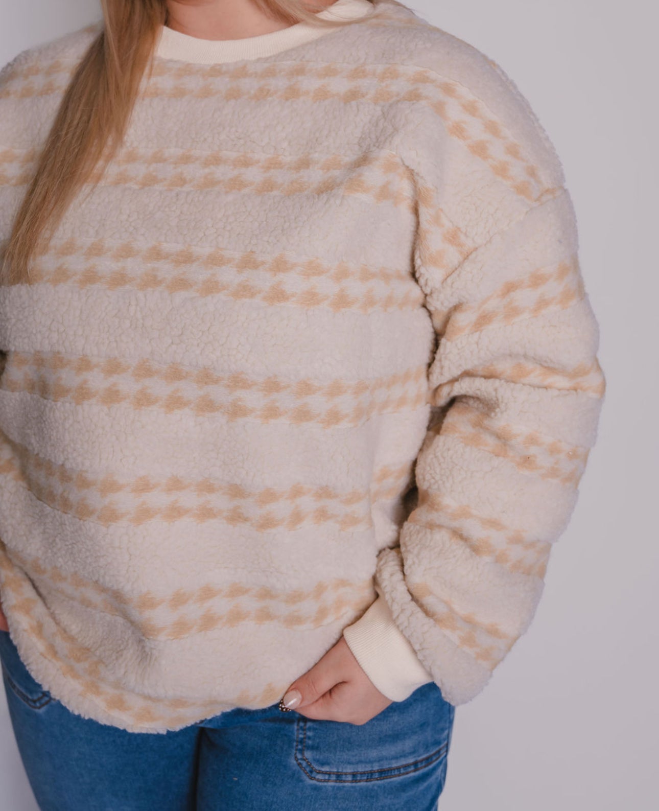 The Striped Sherpa Sweater