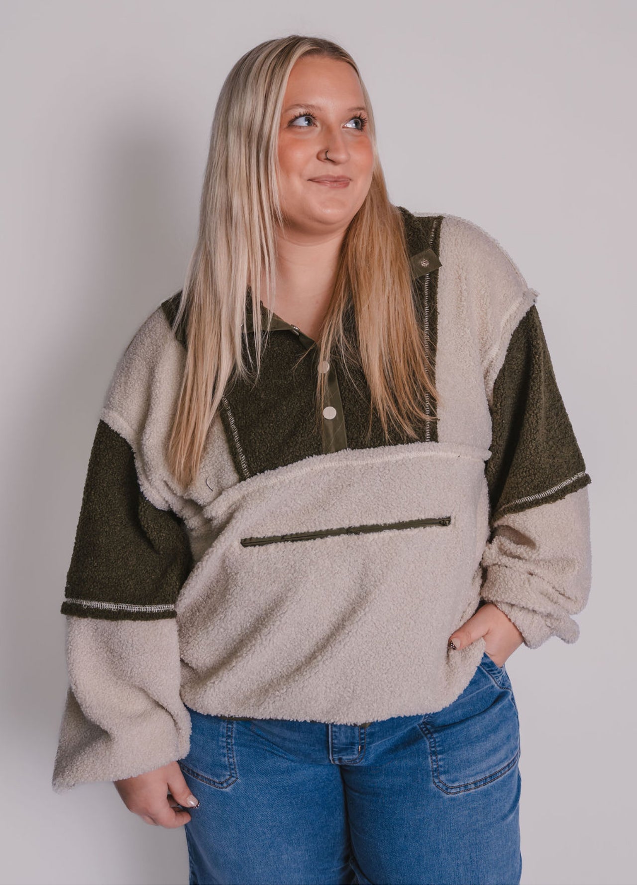 The Cozy Sherpa Pullover