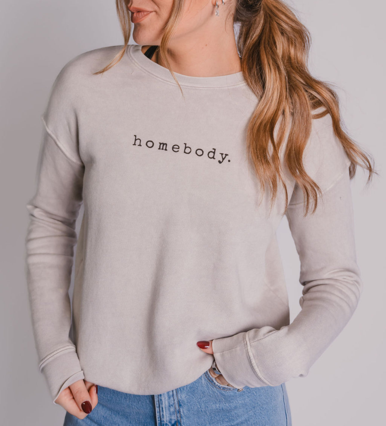 The 'Homebody' Graphic Crewneck