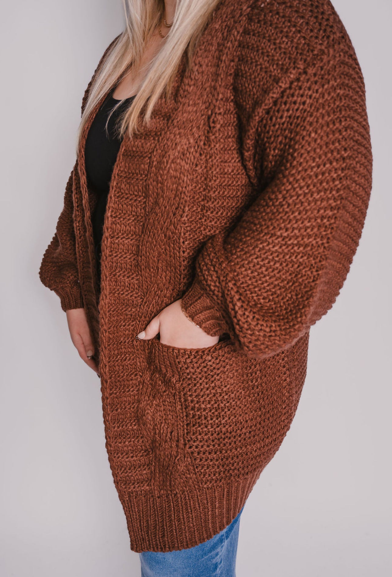 The Chunky Cable Knit Cardigan