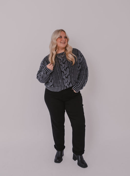 The Camille Cable Knit Sweater