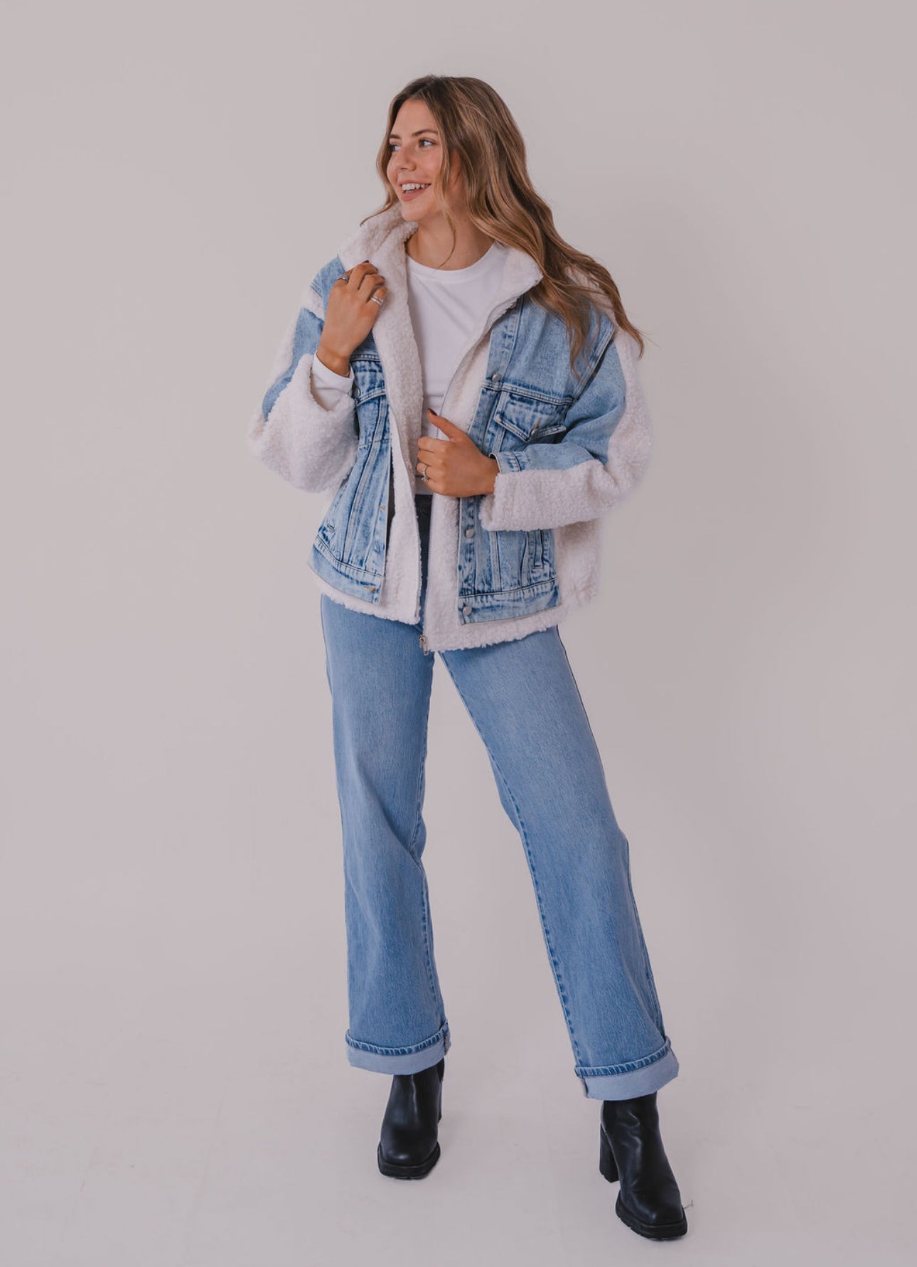 The Sherpa Denim Daniela Jacket