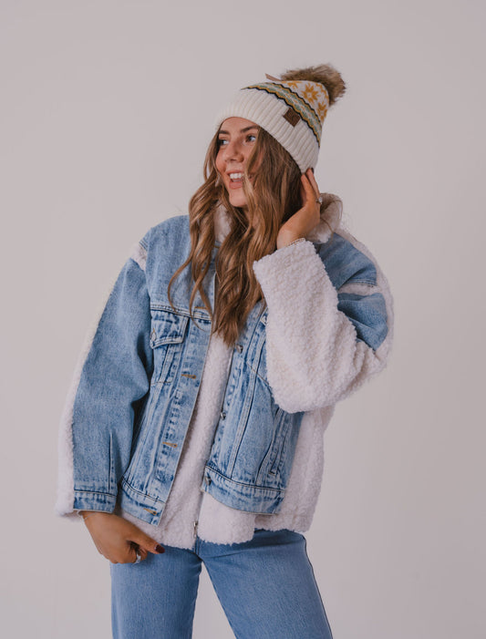 The Sherpa Denim Daniela Jacket