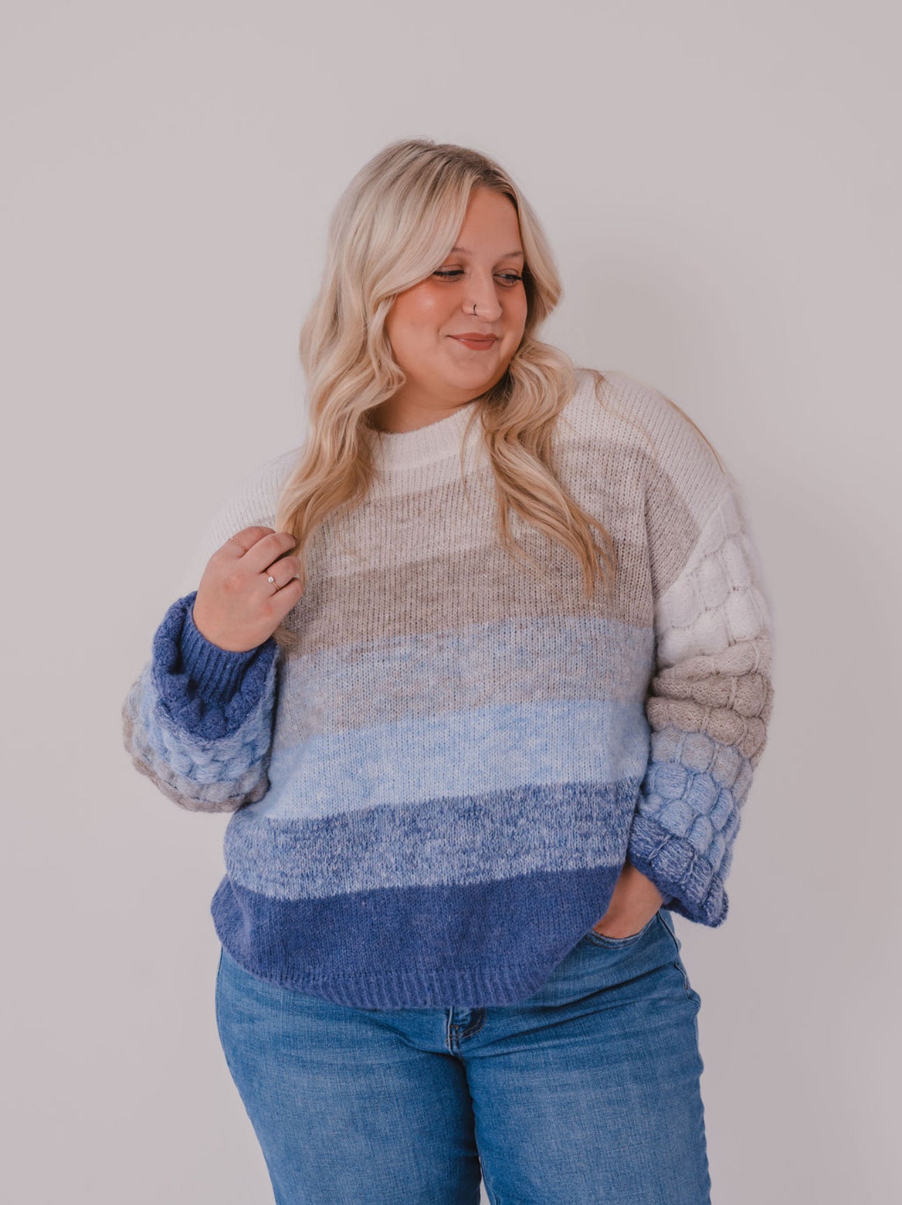 The Blue Skies Striped Sweater