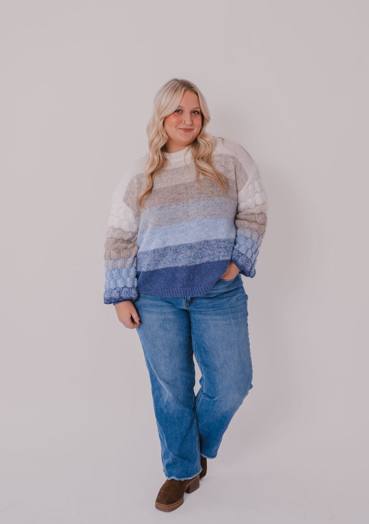 The Blue Skies Striped Sweater