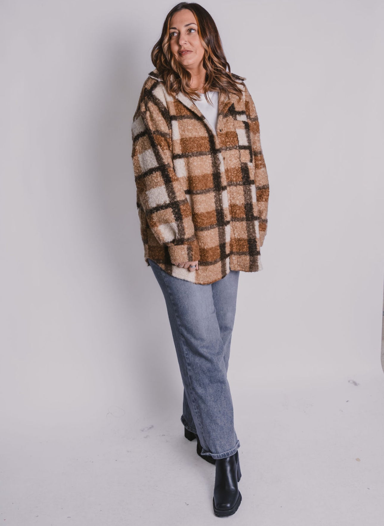 The Teddy Sherpa Button Up Jacket