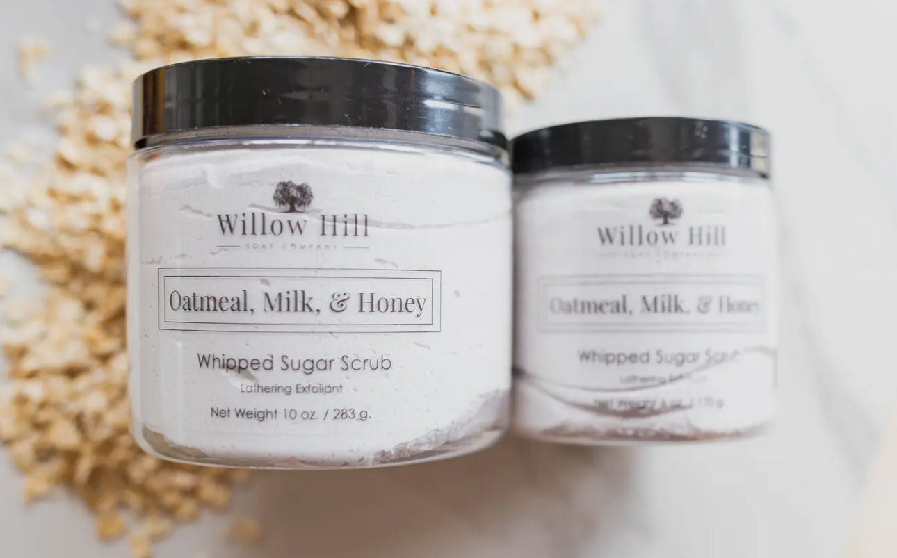 The Willow Hill Whipped Sugar Scrub (4 scents )