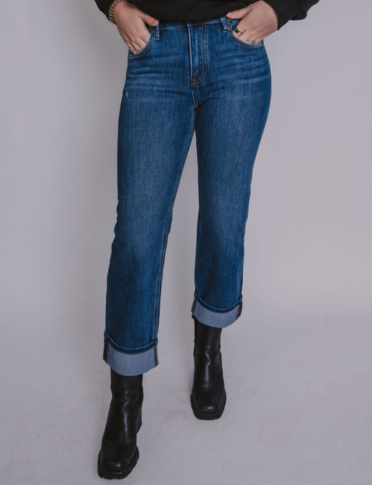 The Straight Leg Risen Jeans