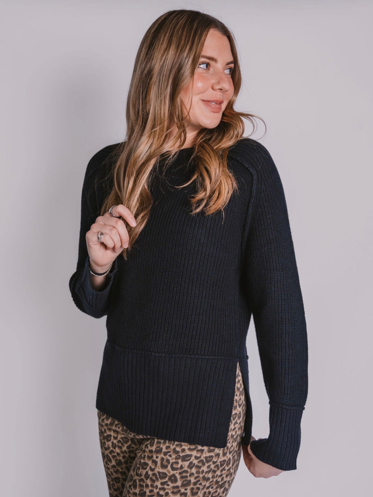 The Terry Black Sweater