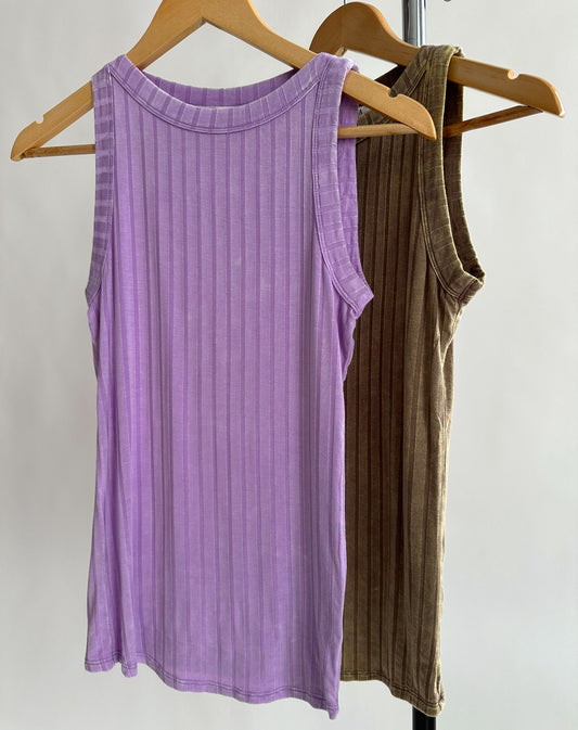 The Classic Ribbed Tank Tops (2 Colors)