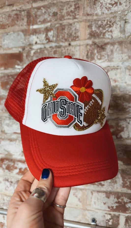 The It Girl Ohio State Trucker Hat