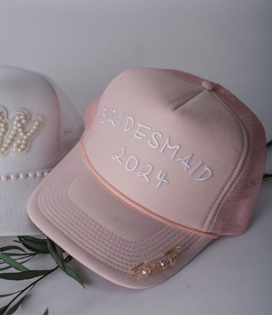 The Pink Bridesmaid 2024 Trucker Hat