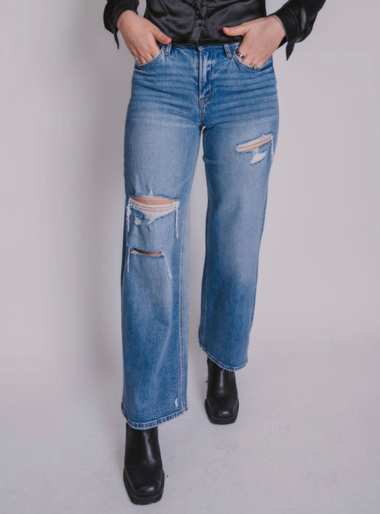 The Vervet Olivia Distressed Jeans