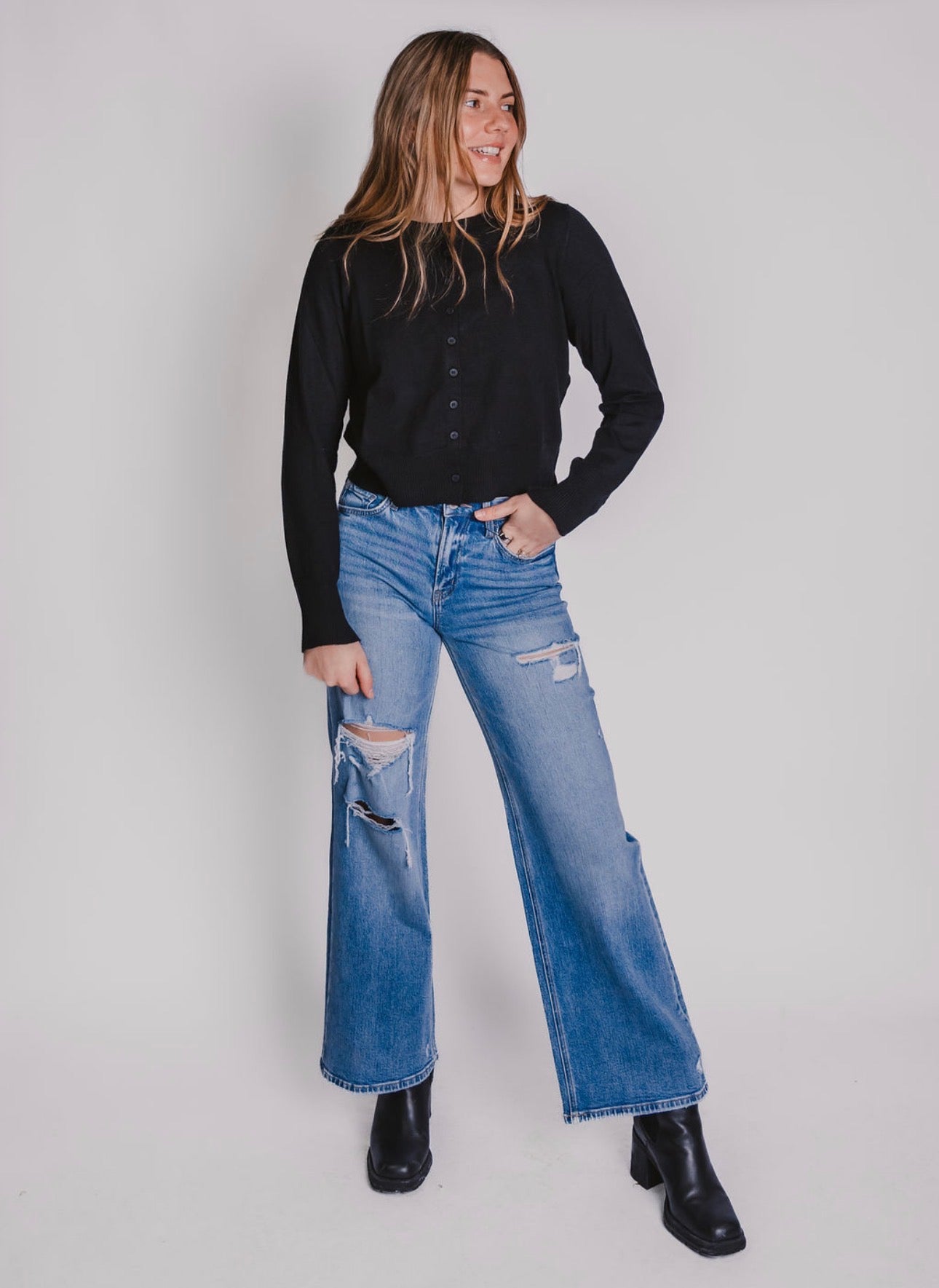 The Basic Button Up Cardigan