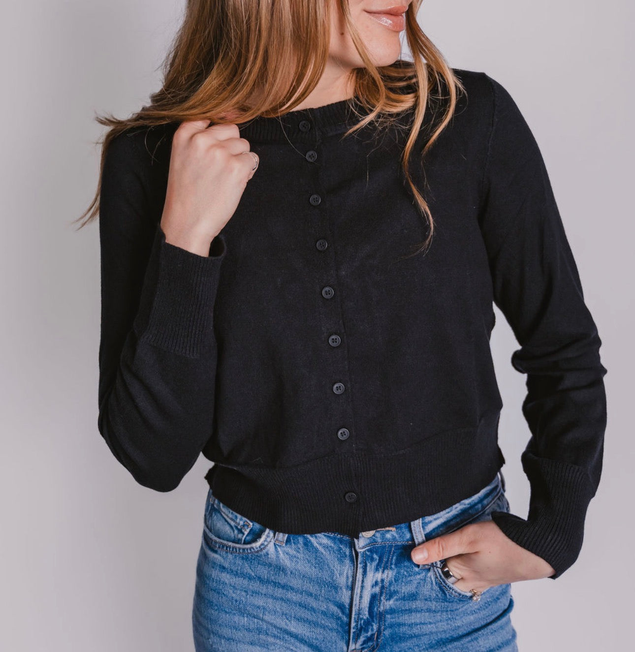 The Basic Button Up Cardigan