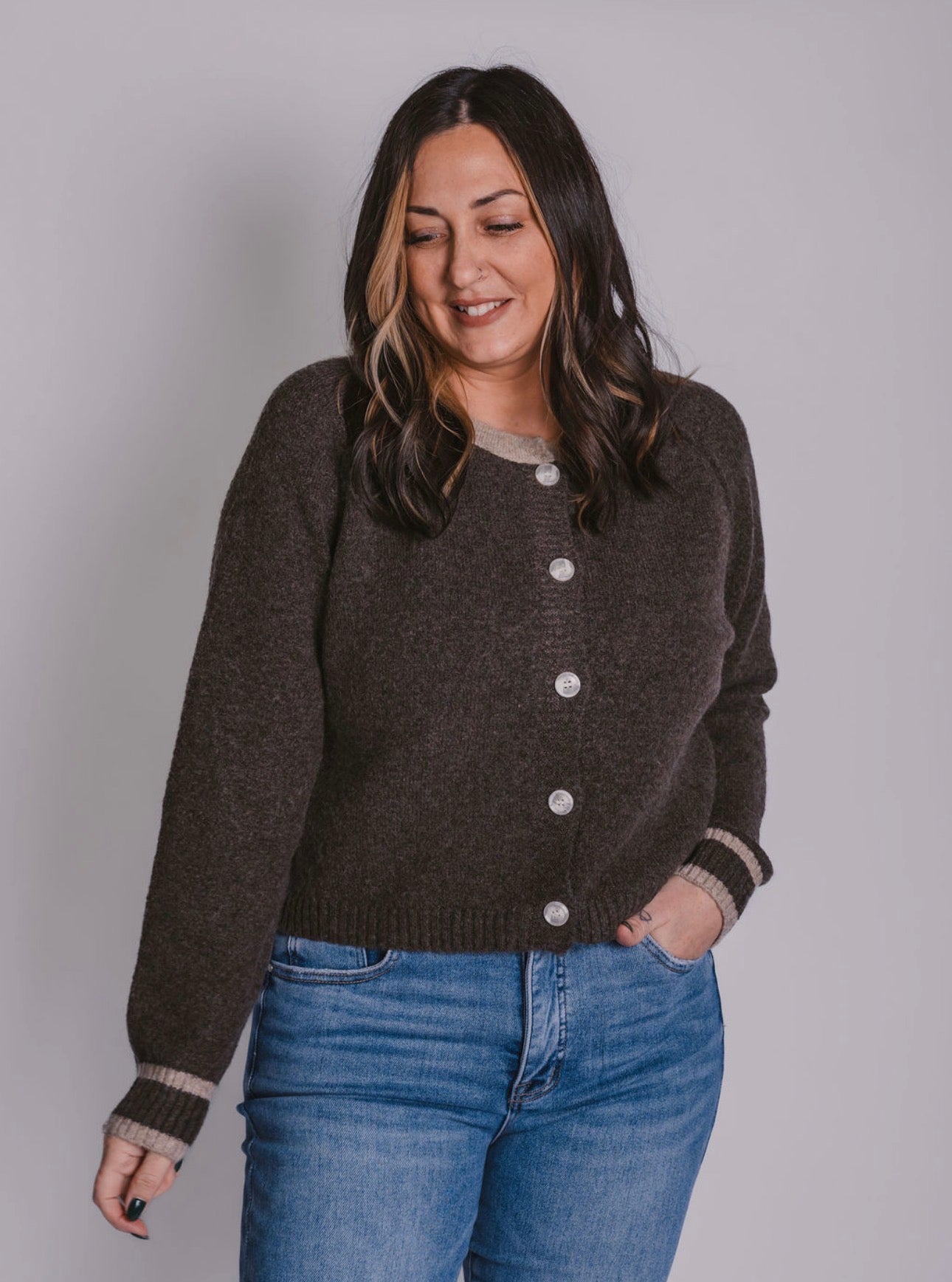 The Bella Button Up Cardigan Sweater