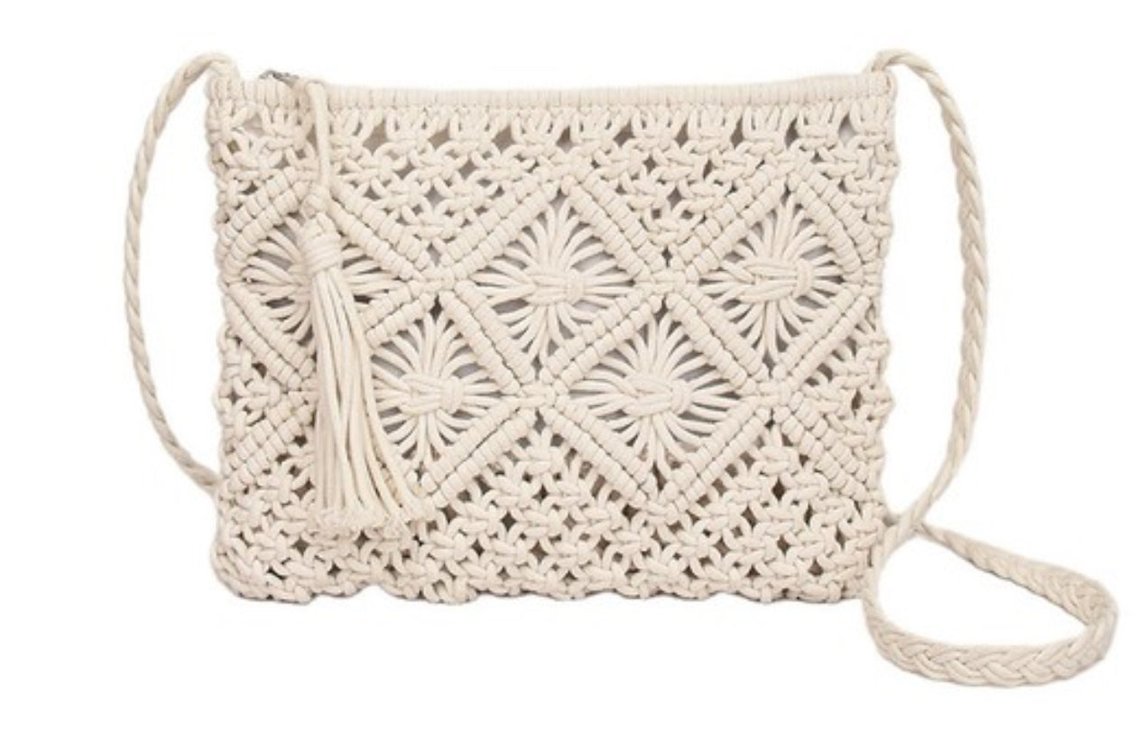 The Woven Crochet Crossbody Bag