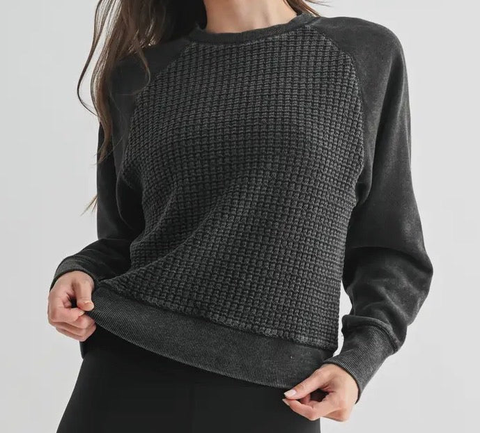 The Cozy Waffle Knit Pullover