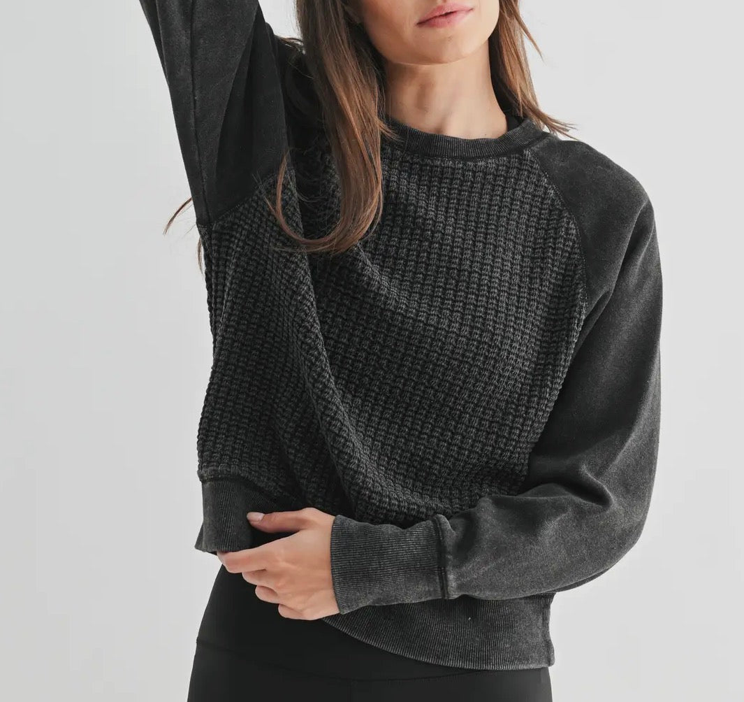 The Cozy Waffle Knit Pullover