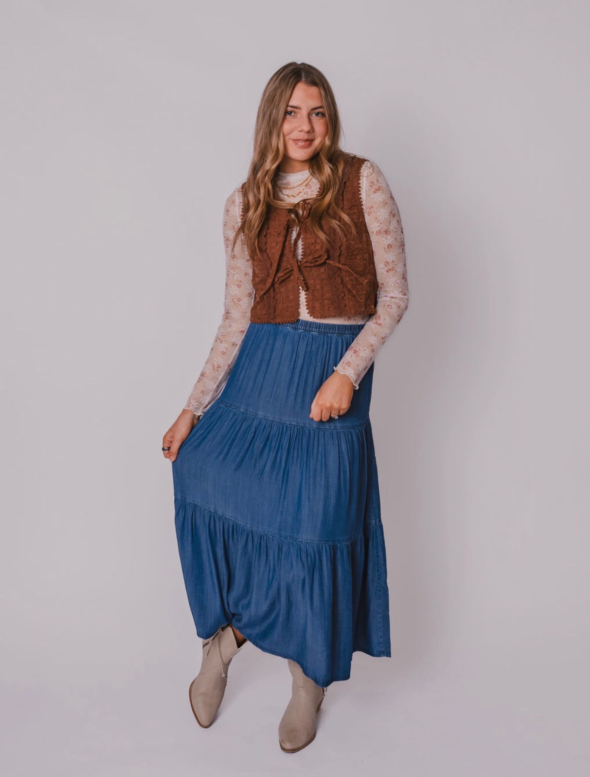 The Jamie Tiered Skirt