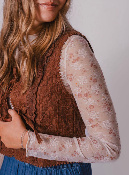 The Floral Lace Long Sleeve