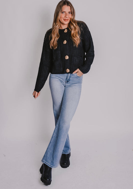 The Oversized Button Cardigan