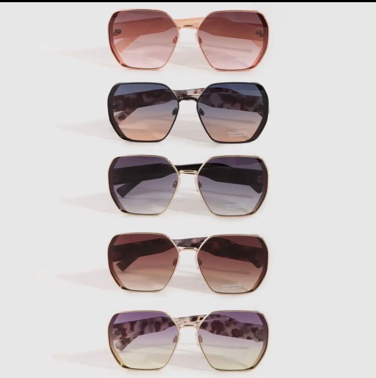 The Metallic Frame Sunglasses