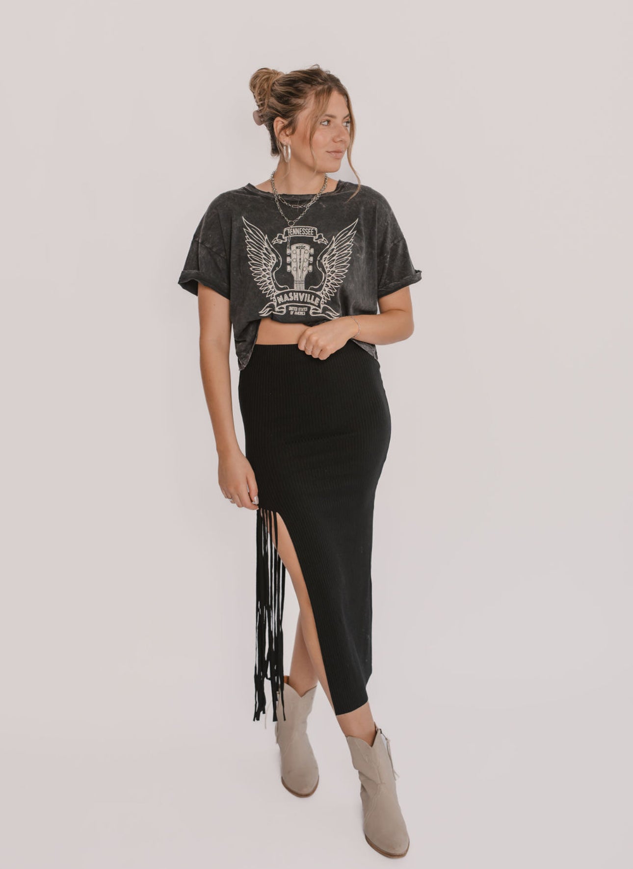The Fringe Maxi Skirt