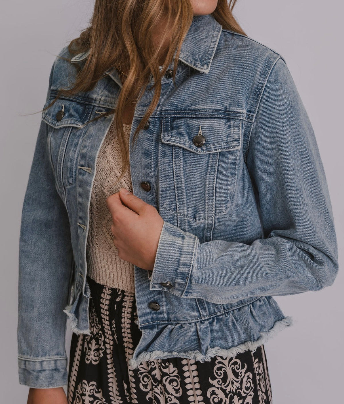 The Fit & Flare Denim Jacket