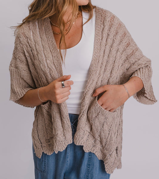 The Short Sleeve Cassie Cardigan