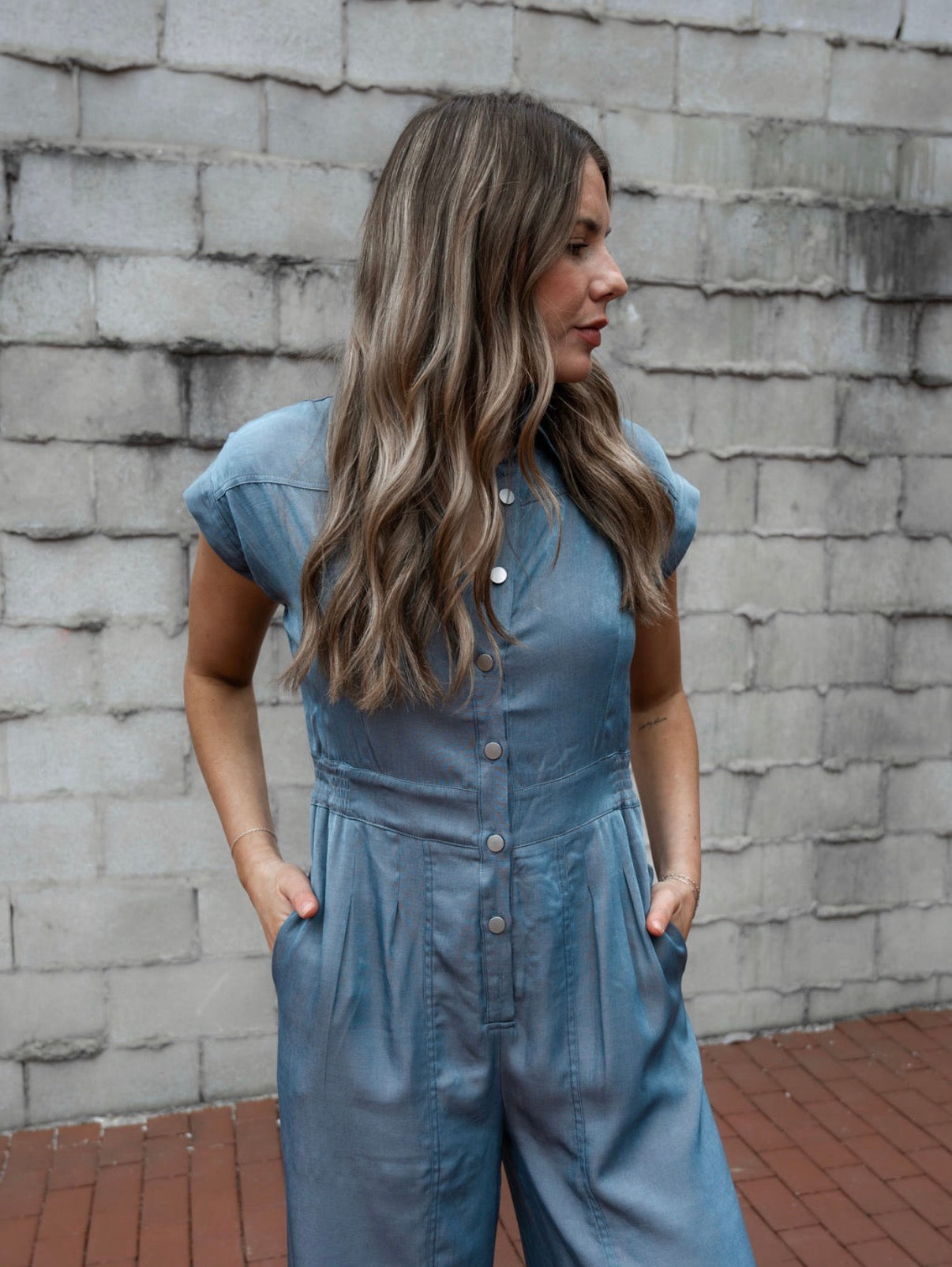 The Button Down Julia Jumpsuit