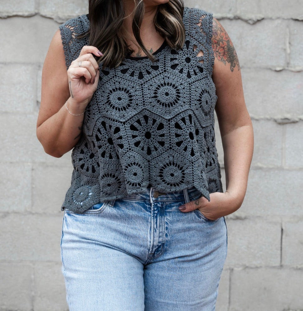 The Casual Crochet Tank Top
