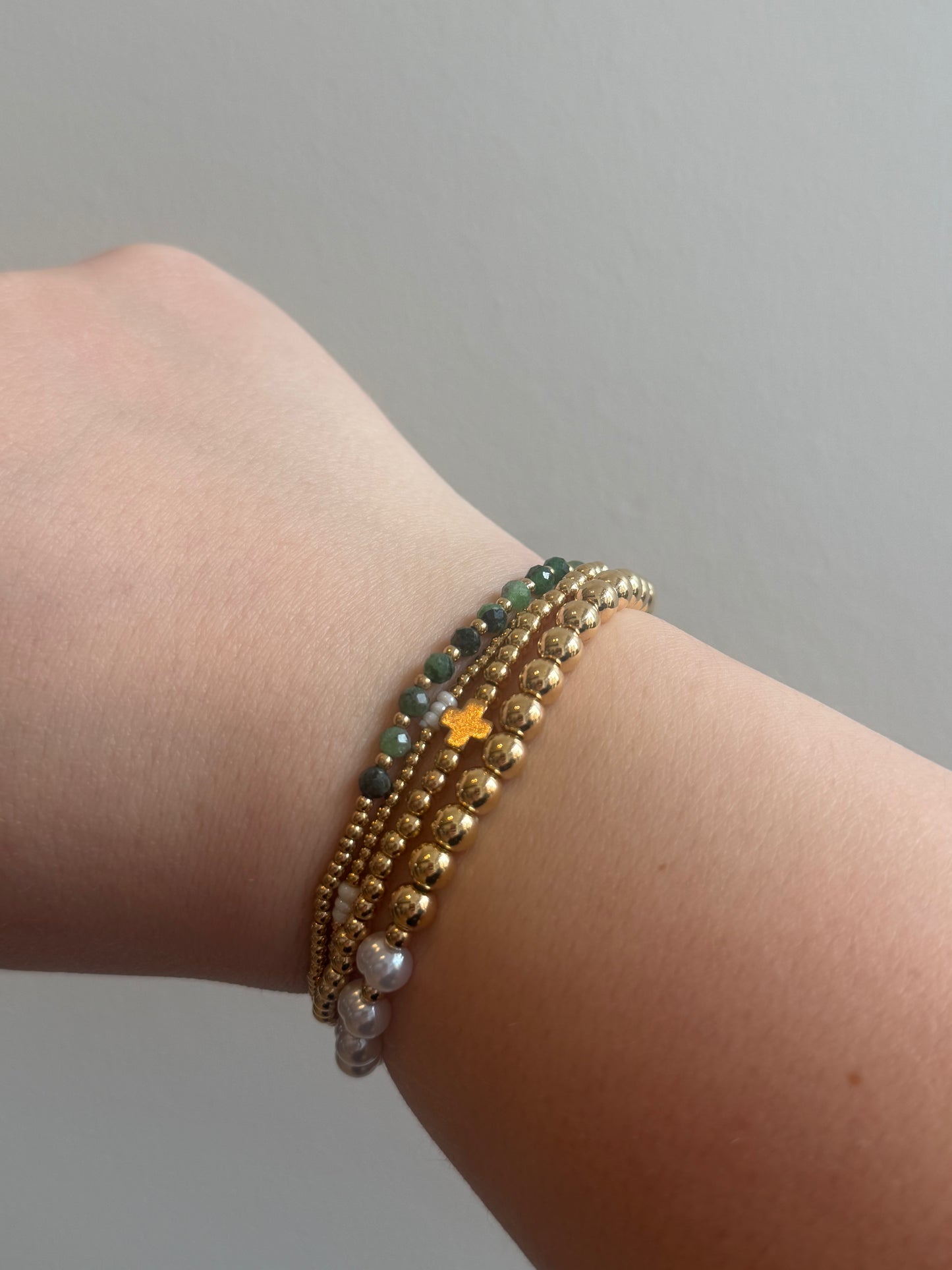 The Beaded Stretch Bracelet Set