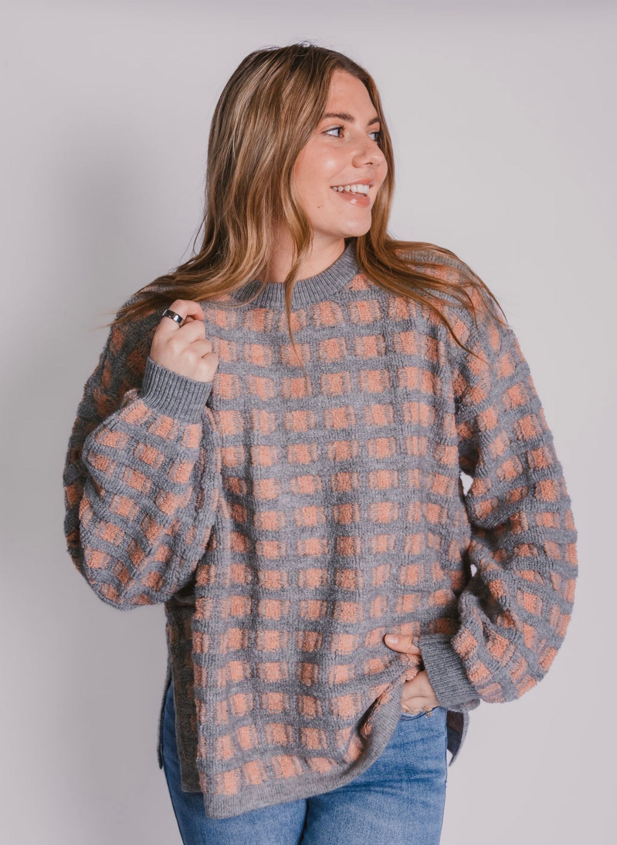 The Mallory Mauve Sweater