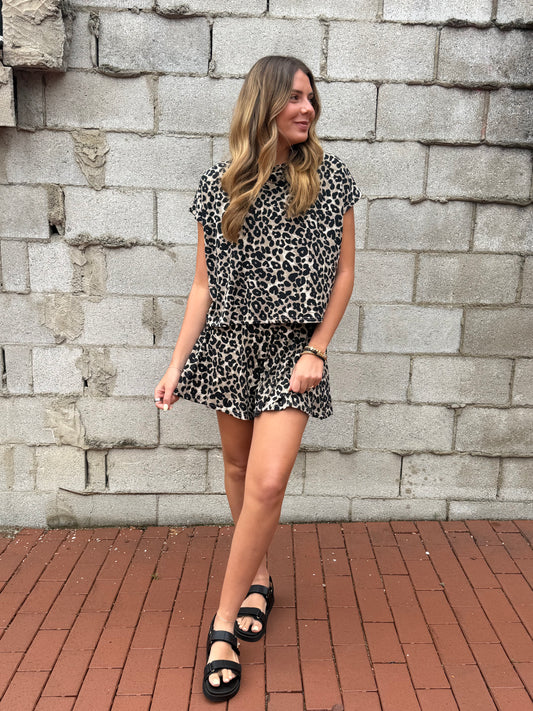 The Leopard Two Piece Set