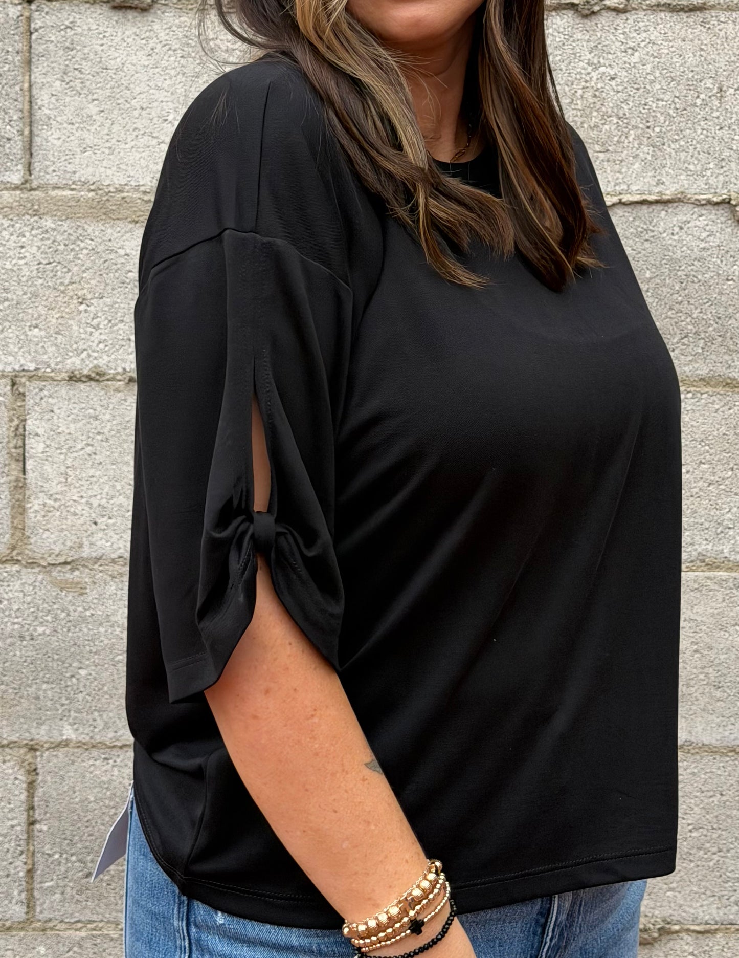 The Tie Sleeve Tatum Top