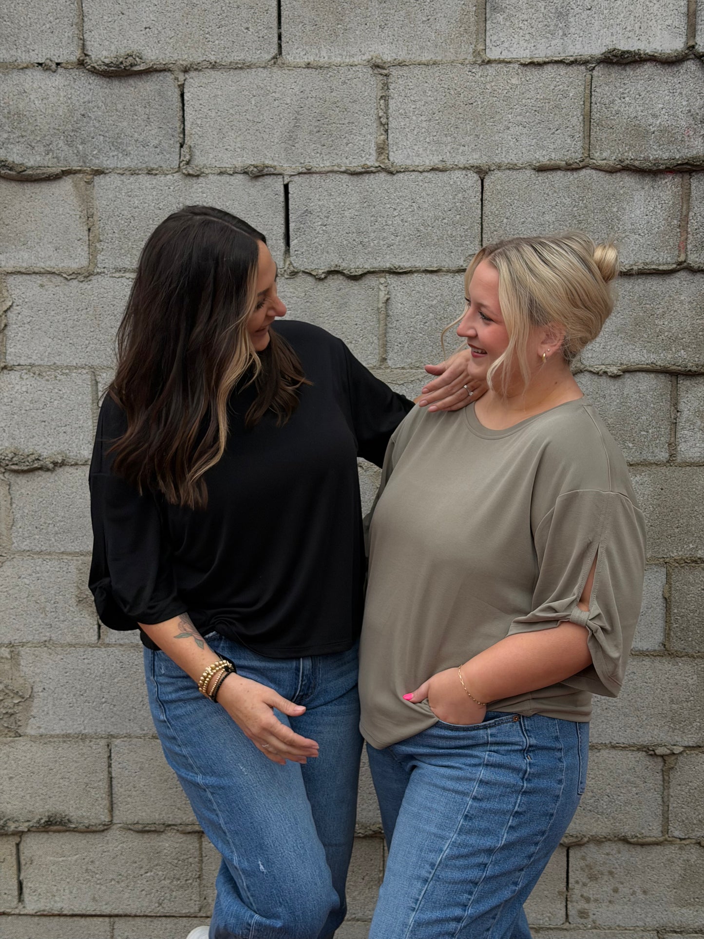 The Tie Sleeve Tatum Top