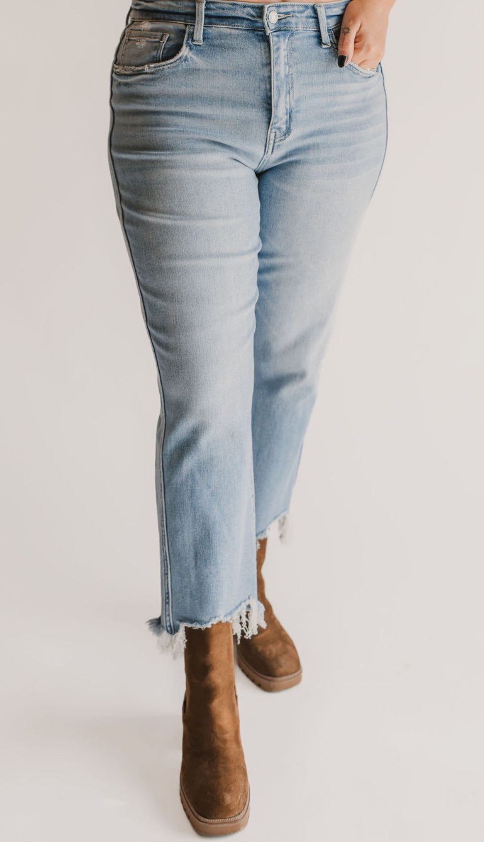 The Cropped Cora Vervet Jeans