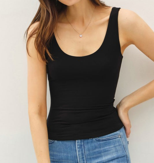 The Everyday Scoop Neck Tank Tops (3 colors)