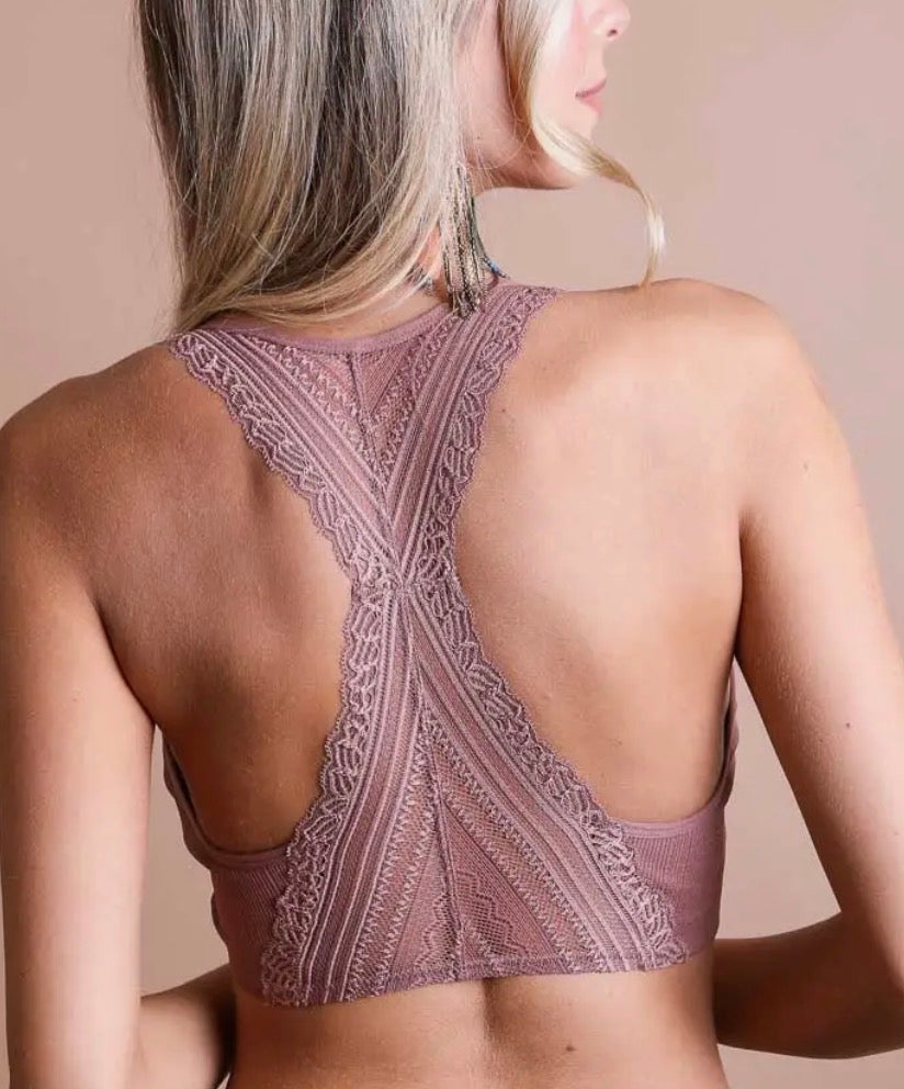The Lace Racerback Bralette